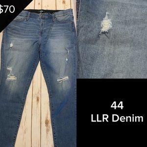 LuLaRoe Denim Jeans Skinny Distressed Size 44